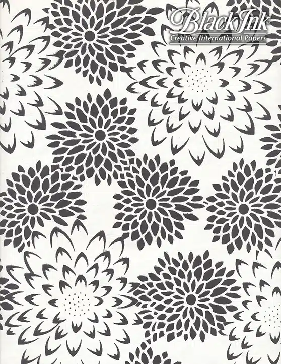 Chrysanthemums – Black/White