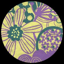 Flower Power-Lavender/Green