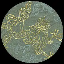 Golden Dragons-Celadon Blue