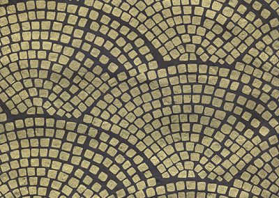 Gold Pavers-Gold/Black