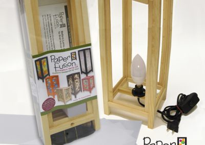5” x 15’’ Natural Paper Fusion Lamp Kit