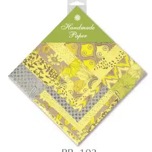 Mini Decorative Paper Pack - Yellows/Greys