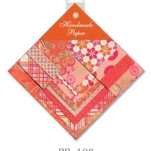 Mini Decorative Paper Pack - Orange/Pink