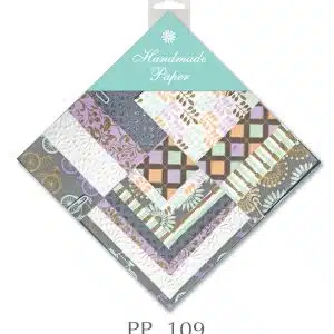 Mini Decorative Paper Pack - Peach/Turquoise/Gold