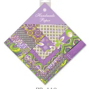 Mini Decorative Paper Pack - Purple/Green/Gold