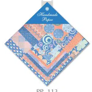 Mini Decorative Paper Pack - Peach/Blue/Teal