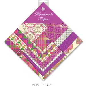 Mini Decorative Paper Pack - Rubine/Pink/Green