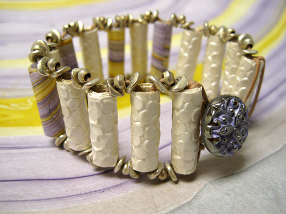 Paper Bead Bracelet