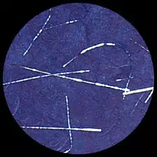 Metallic Thread-Blue/Silver<BR>12″x12″ Pack of 25