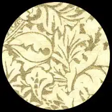 Ribbons & Leaves-Gold/Cream<BR>12″x12″ Pack of 25