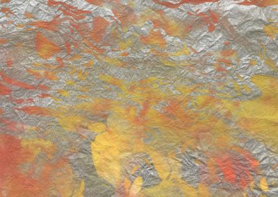 Momi-Peach/Yellow/Silver