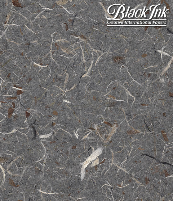 Chunky Chiri with Kozo-Grey