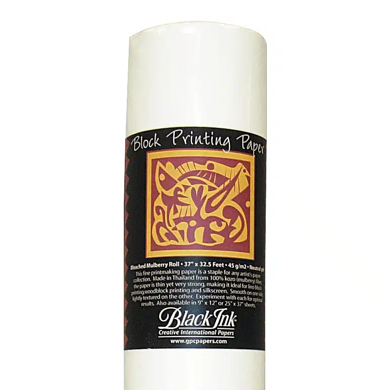 Bleached Mulberry Roll 45g/m2