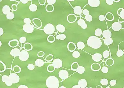 Ginkgo Fruit-Apple Green/White<BR>12″x12″ Pack of 25