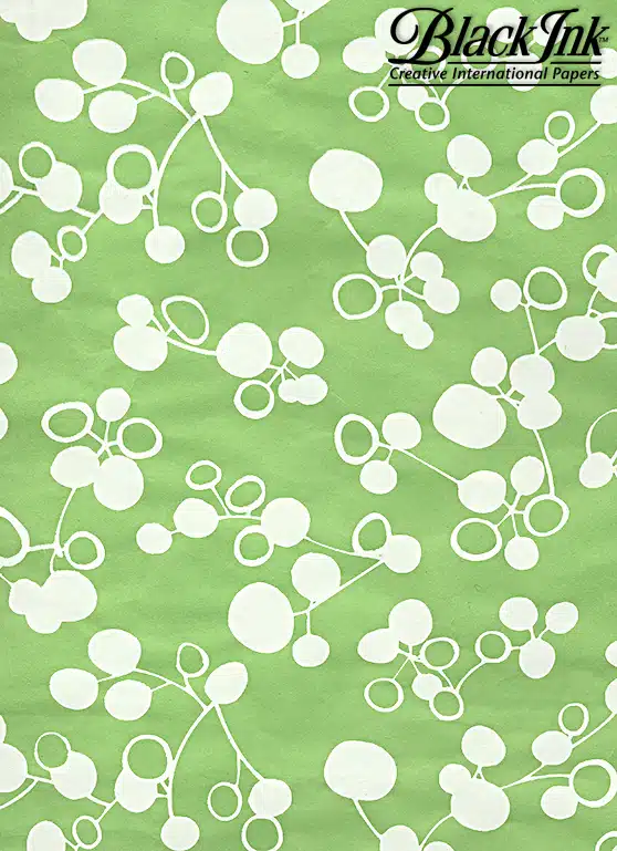 Ginkgo Fruit-Apple Green/White<BR>12″x12″ Pack of 25