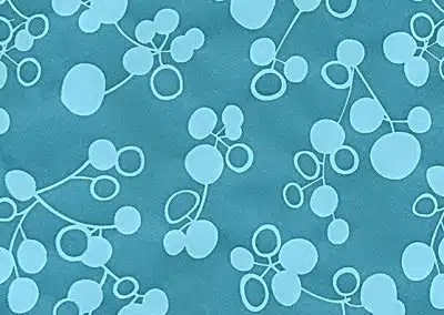 Ginkgo Fruit-Caribbean Blue/Blue<BR>12″x12″ Pack of 25