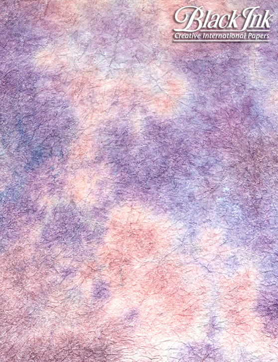 Sheer Watercolor Momi – Violet/Pink