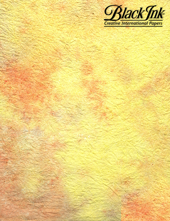 Sheer Watercolor Momi – Yellow/Peach/Lavender